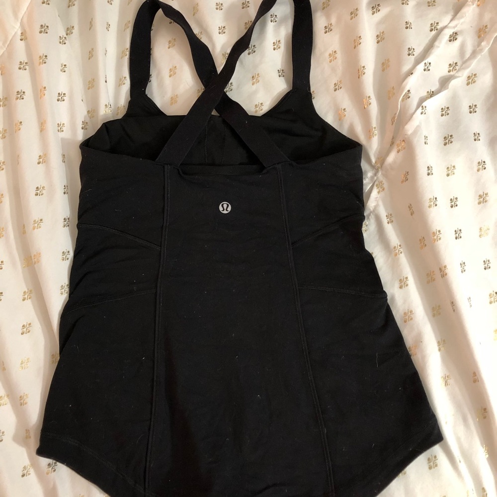 Black LuluLemon tank top!